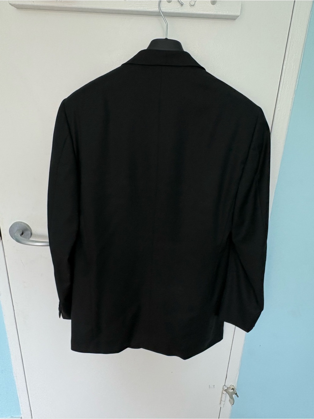 Ermenegildo Zegna Black Single-Button Blazer - Picture 2 of 6